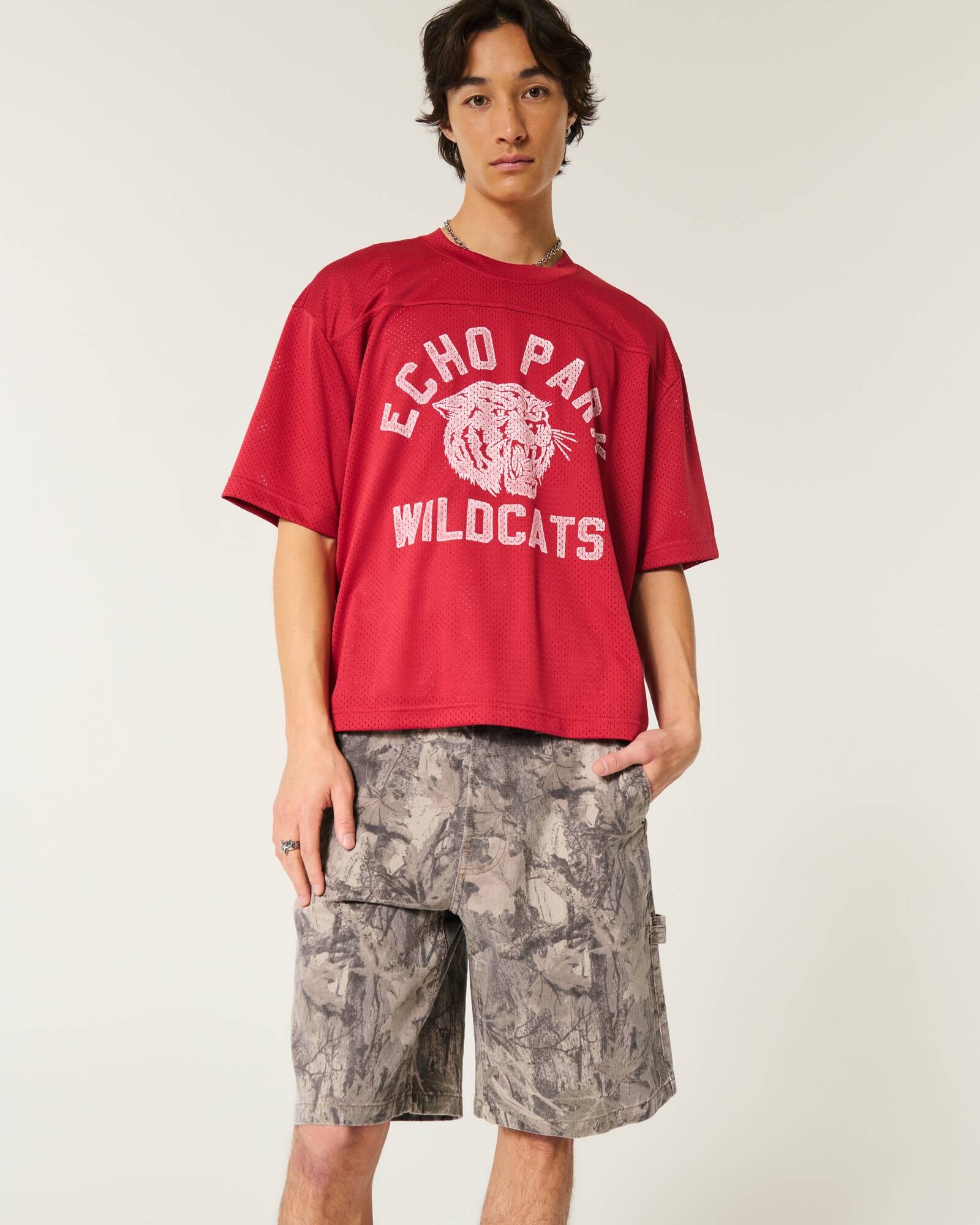 Washed Black Baggy Denim Shorts