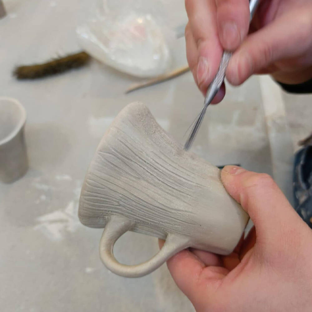 Handmade Ceramic Mushroom Espresso Cup