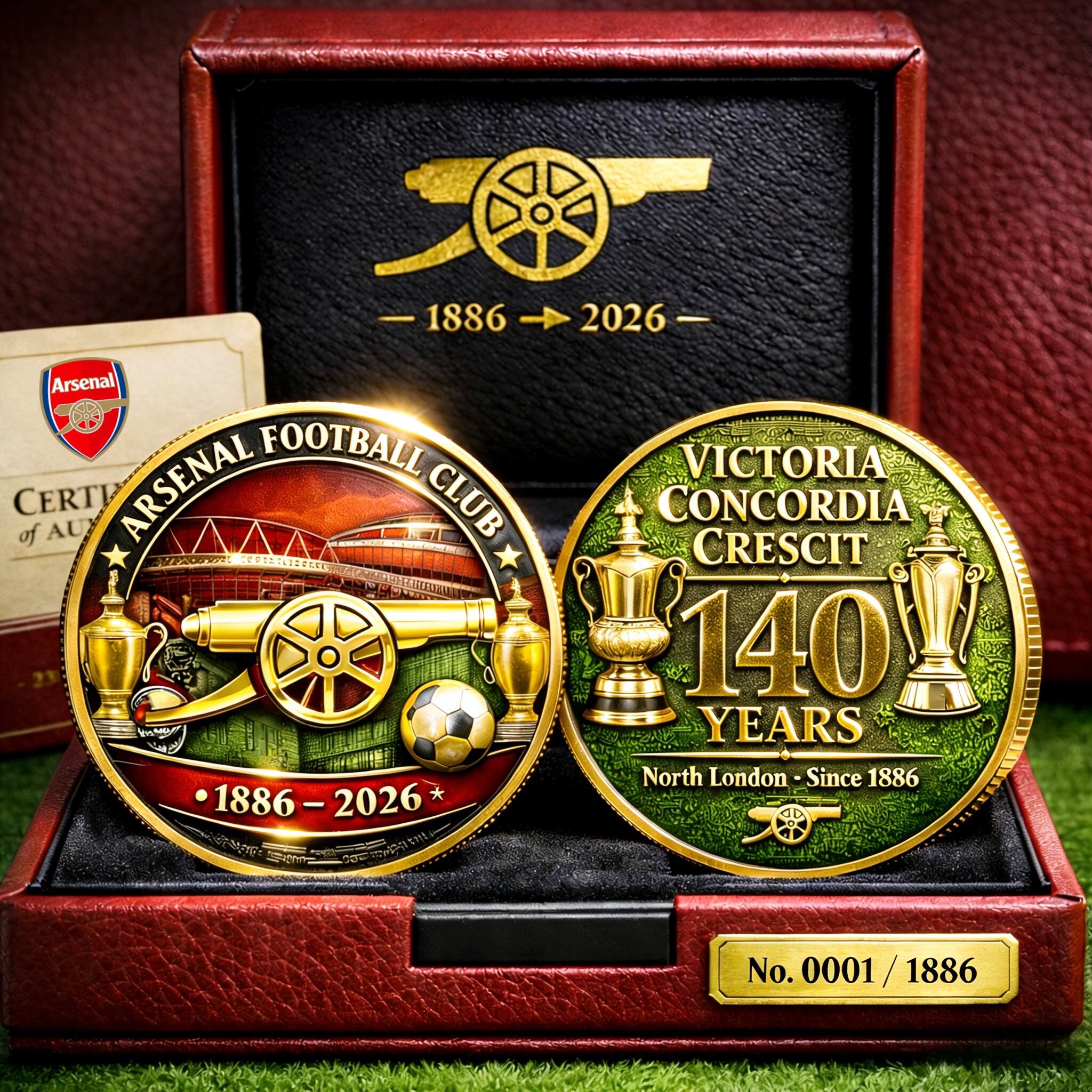 Arsenal 140th Anniversary Commemorative Coin (1886–2026)