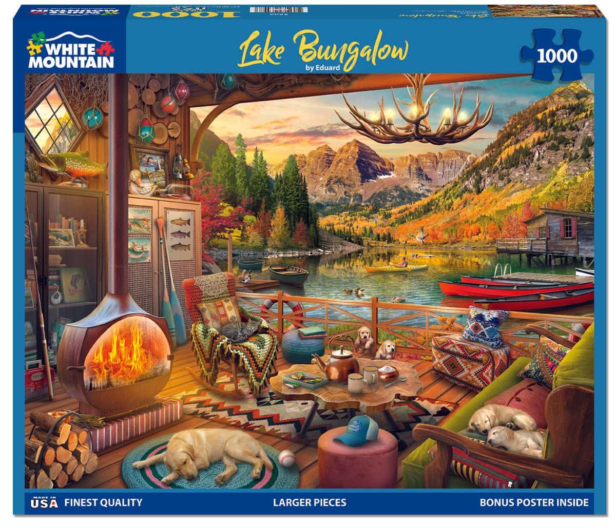 Lake Bungalow (2066pz) - 1000 Piece Jigsaw Puzzle