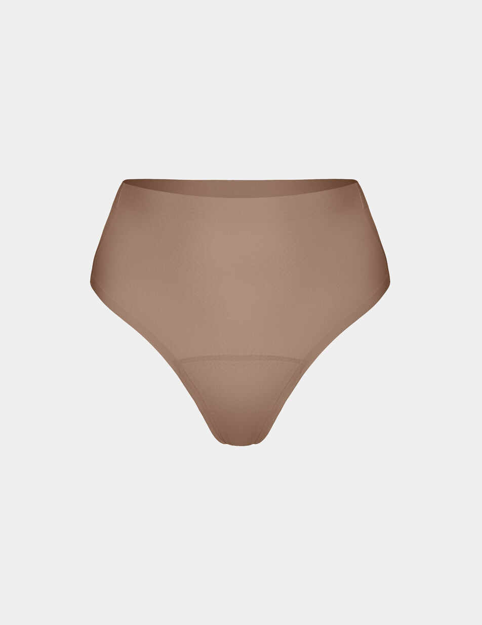 Light Leakproof No-Show High Rise Thong