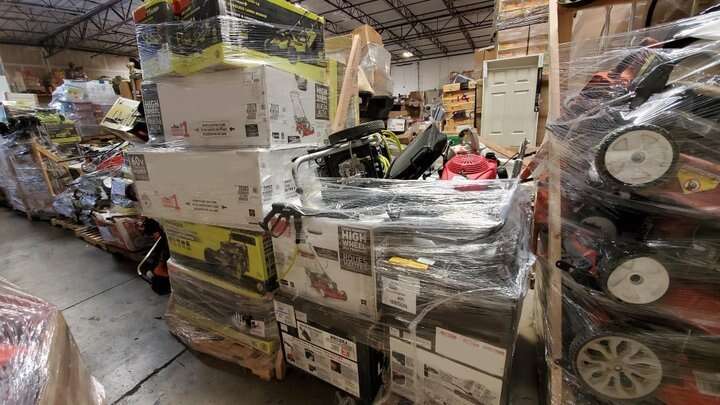🎁2024 NEW Customer Returns Tool Pallets Online⭐Buy 7 FOOT TALL “MONSTER” PALLETS Online