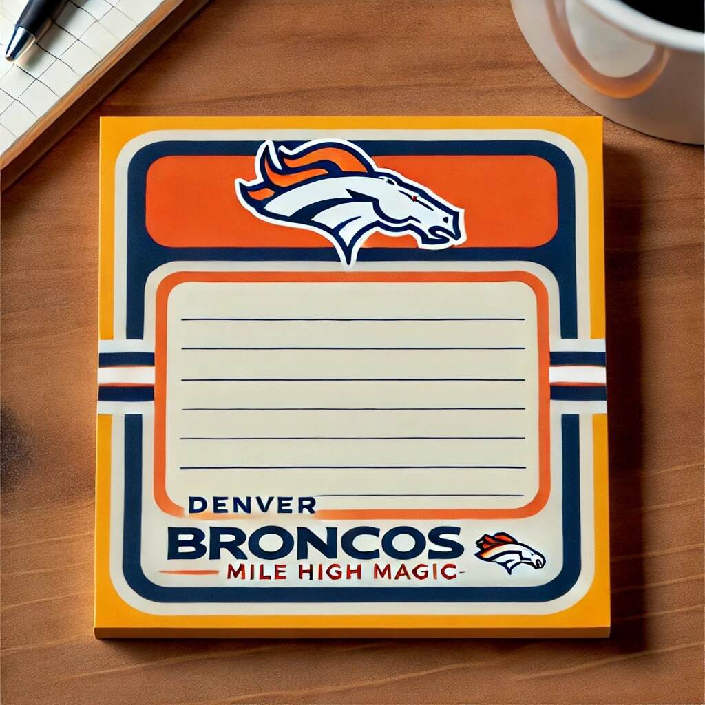 Football Team Sticky Notes