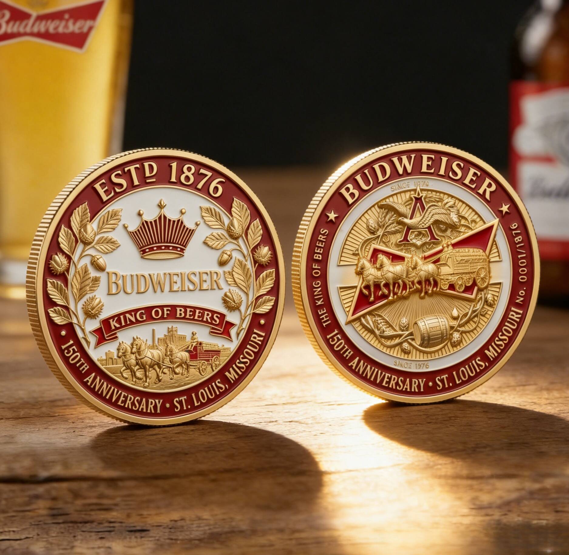 Budweiser 150th Anniversary Commemorative Coin