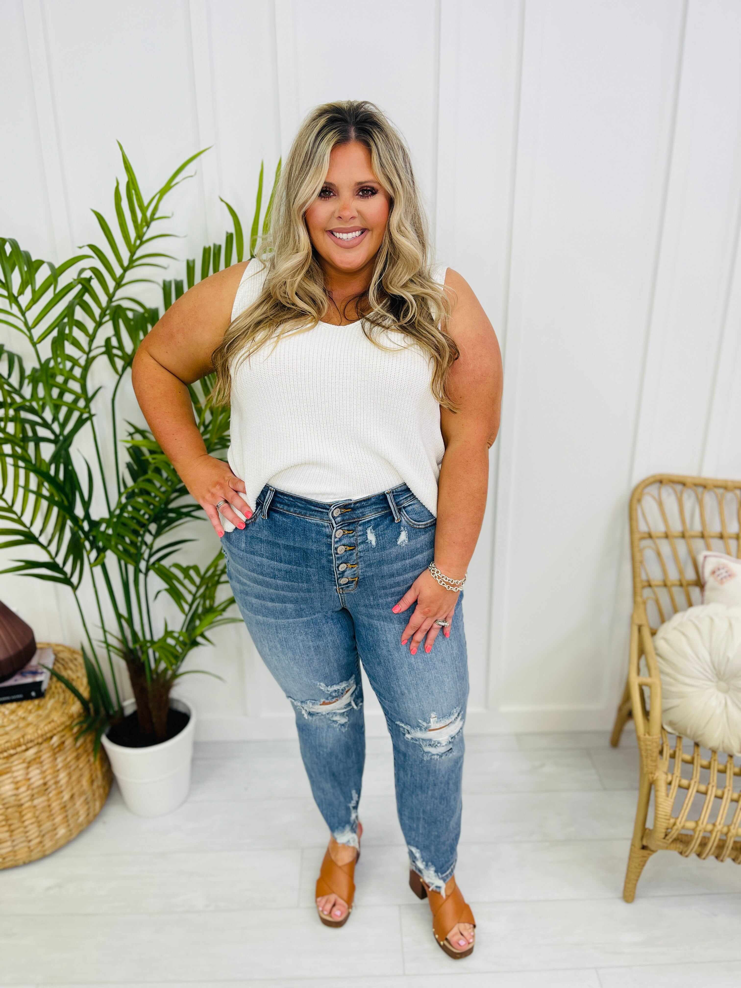 REG/CURVY Love Story Boyfriend Jeans