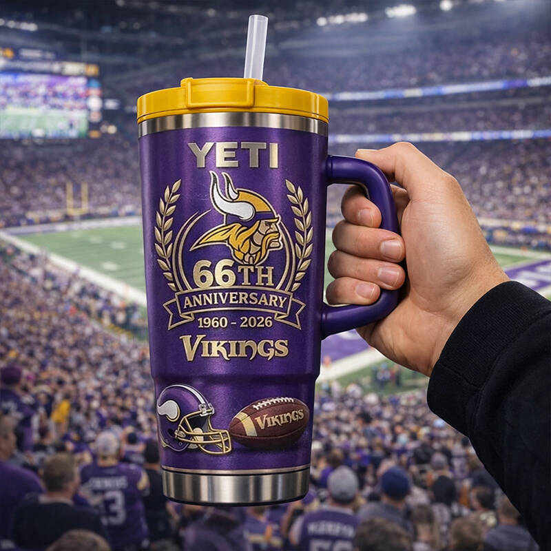Vikings 66th Anniversary YETI Tumbler