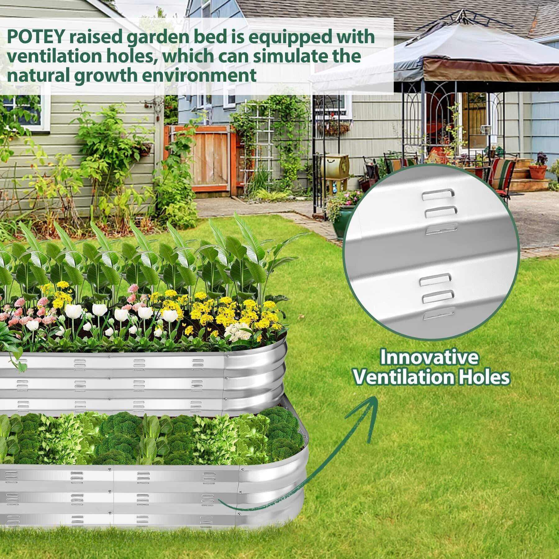 2-Tier Raised Garden Beds Kit