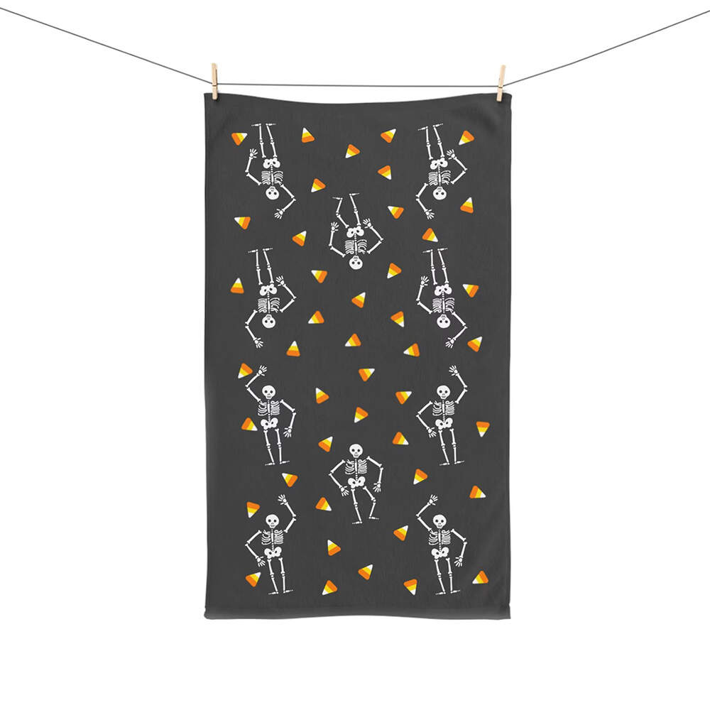 Slightly Subtle Skeleton Hand Towel