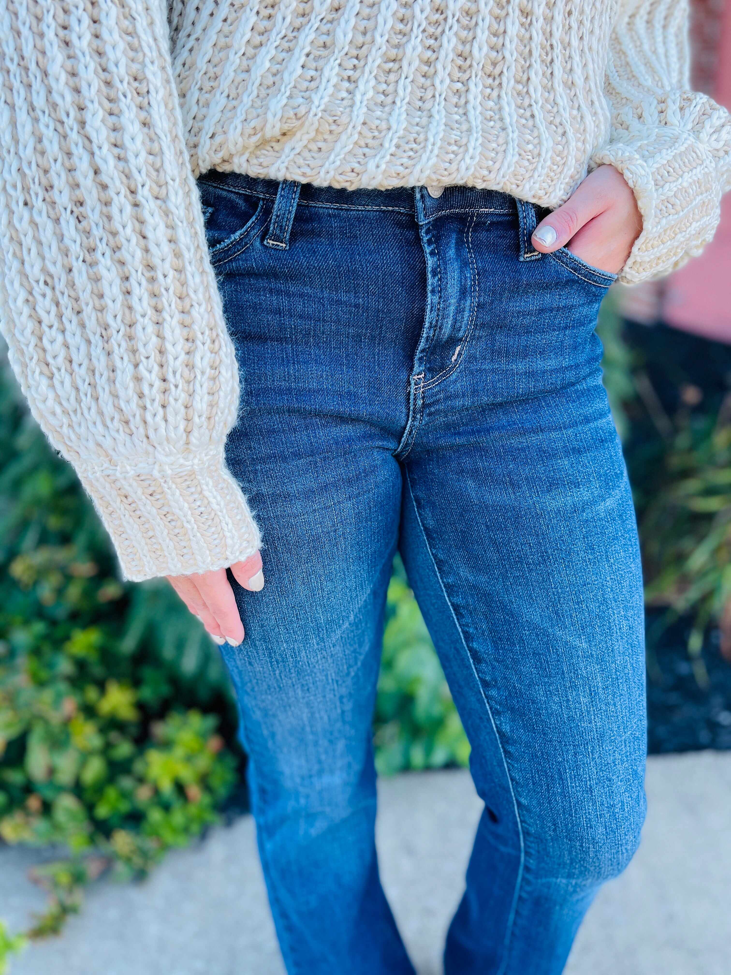 Plus/Reg Mid Rise Shaking In My Bootcut Jeans