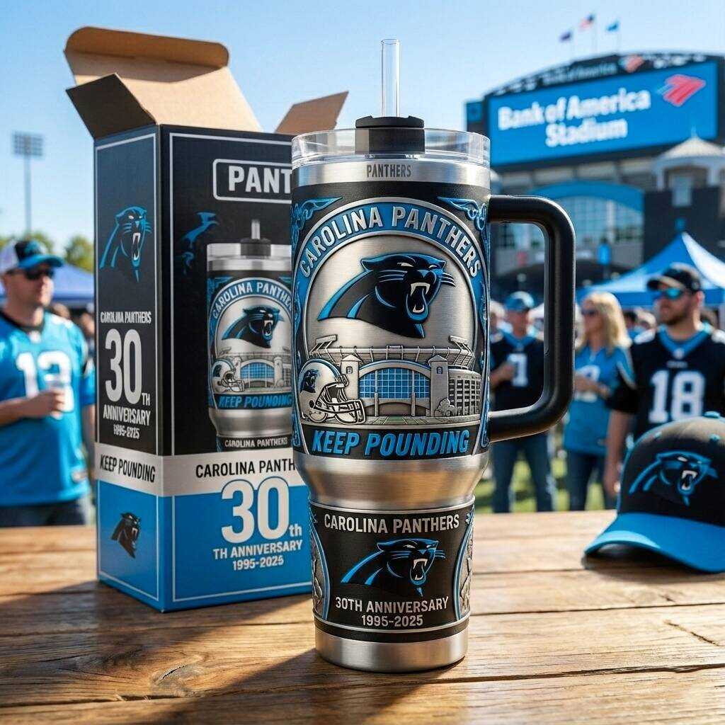 Carolina Panthers 30th Anniversary Limited Edition Tumbler