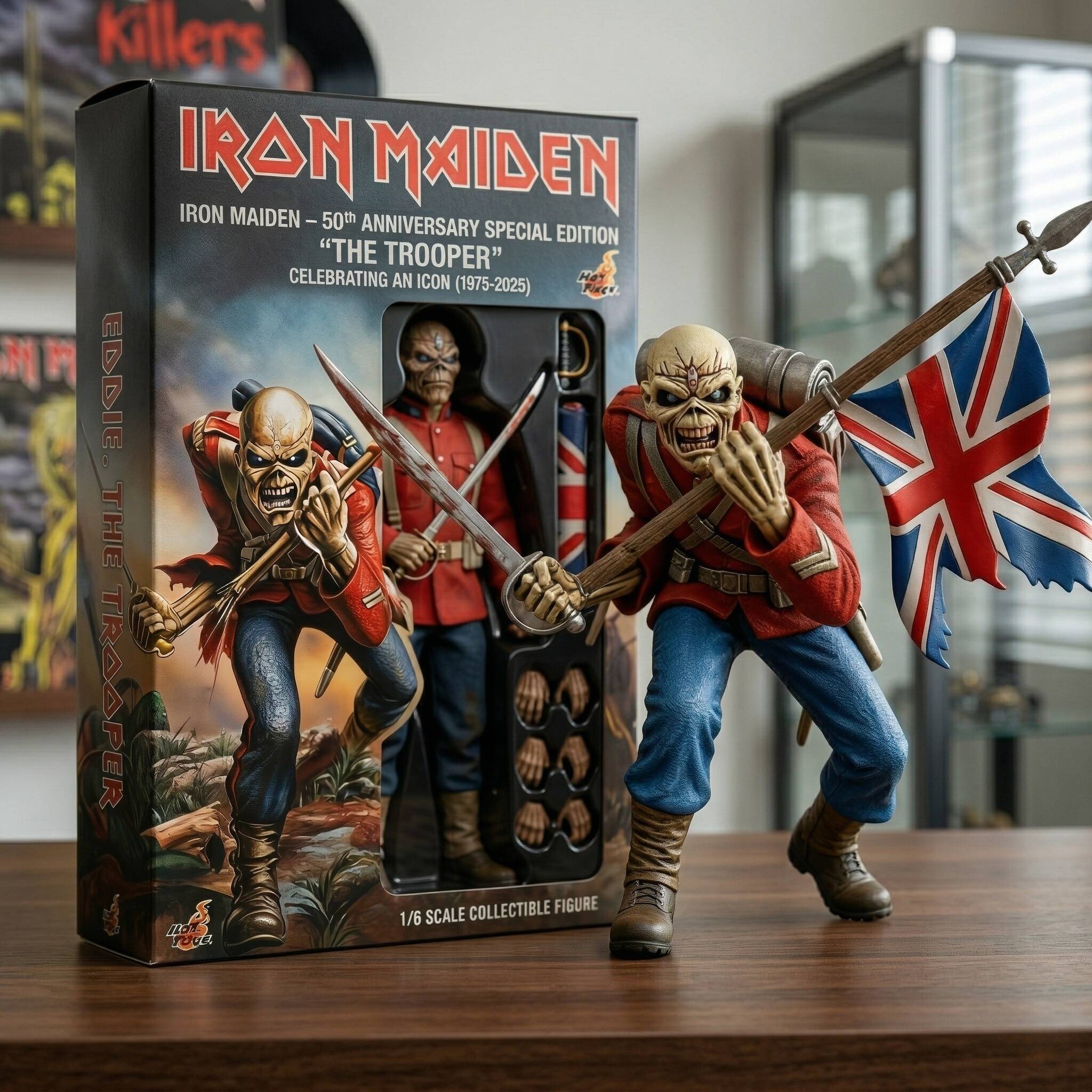Iron Maiden 50th Anniversary Hot Toys Scale Collectible Figure