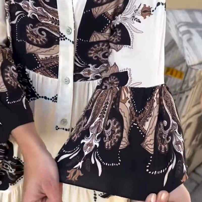 Women's Elegant Printed Loose Flowy Dresses