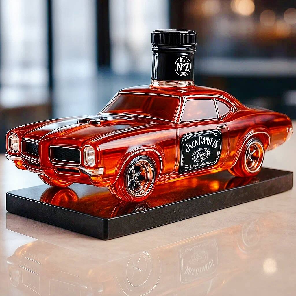 Pontiac GTO Whiskey Bottle