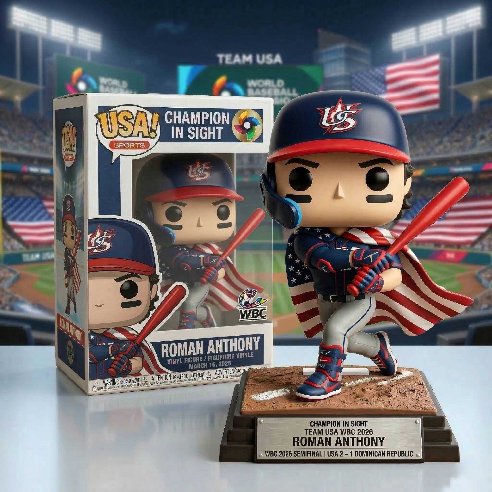 Champion in Sight – Team USA WBC 2026 Collector Series Pop! Figure