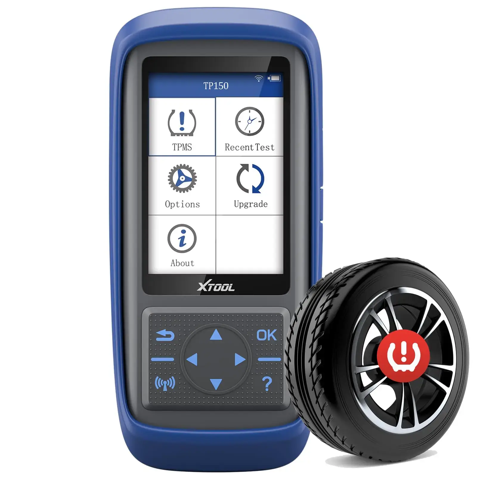TP150 TPMS Programming Tool, 2026 TPMS Relearn Tool, Activate/Relearn/Diagnosis All Known TPMS Sensors, Program TS100 Sensors (315/433MHz), TPMS Reset Tool TPMS Programmer