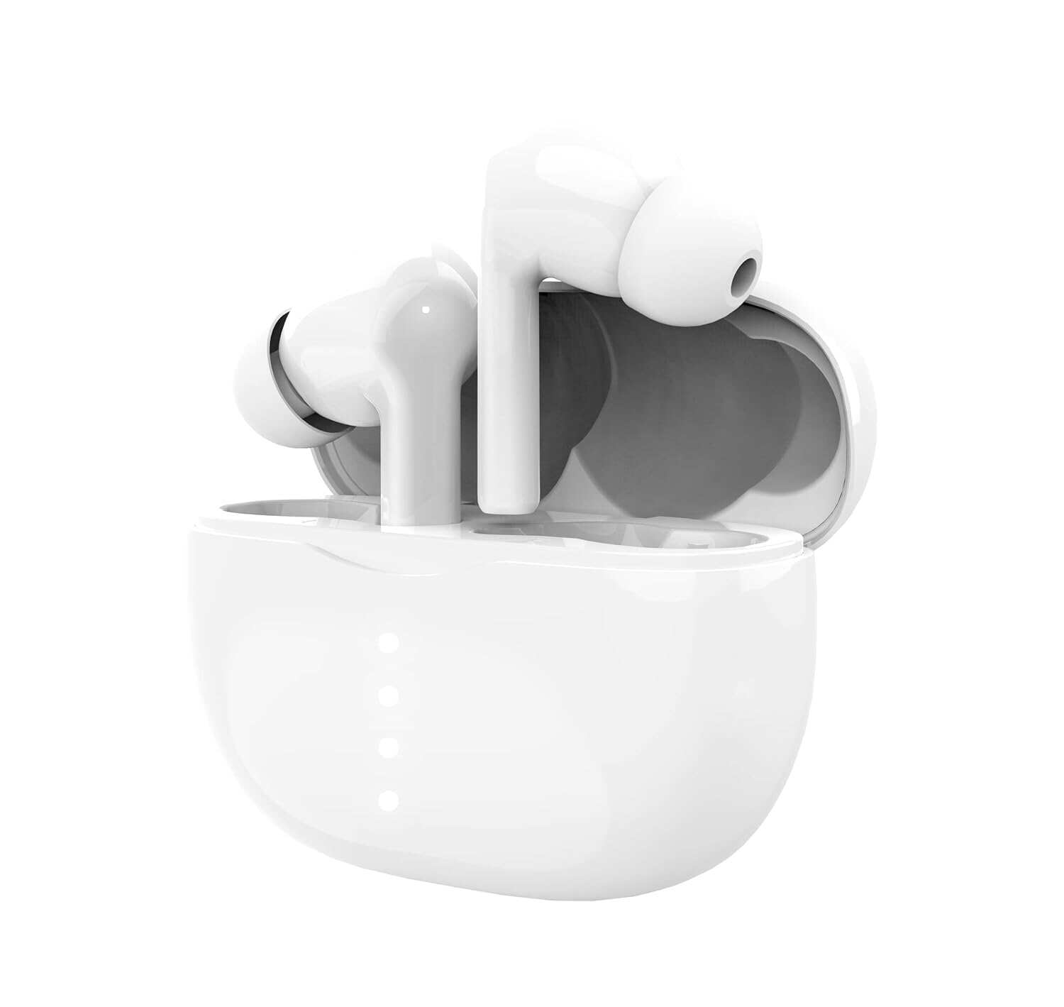 Active Noise Cancelling AIRBUDS (K-21) Low Latency Gaming Mode,Bluetooth 5.0 & Touch Control,10mm Dynamic Speaker, Smart Noise Reduction, 2C Fast Charge for Buds, Type-C Charging Case