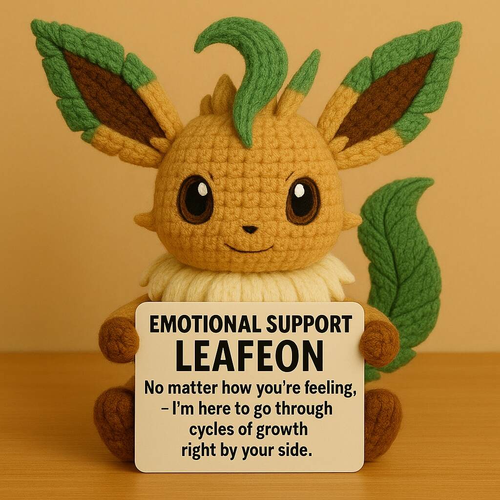 Eevee Hand-Crocheted Emotional Support