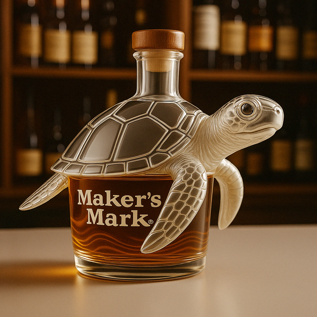Sea Turtle Whiskey Bottle
