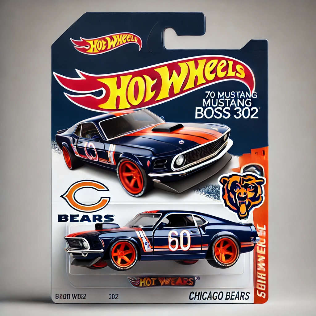 Hot Wheels NFL Team '70 Mustang