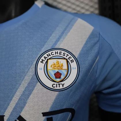 2025/2026 Player Version Manchester City Home Football Shirt