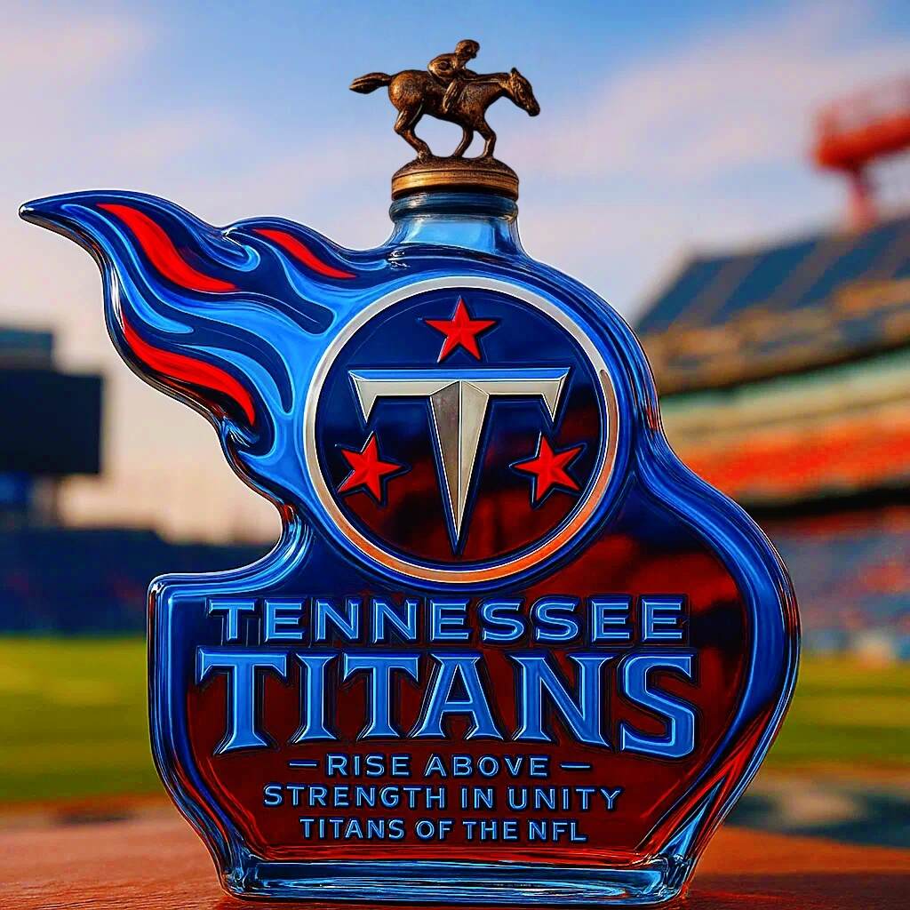 Tennessee Titans Whiskey Bottle