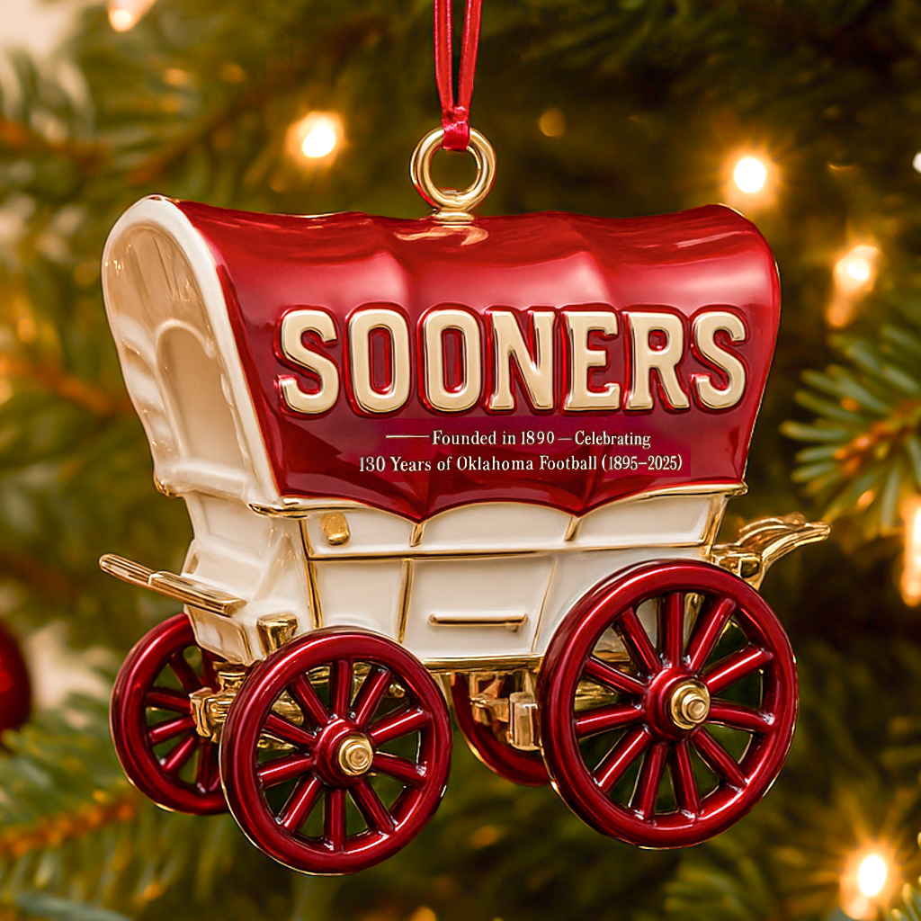 Oklahoma Sooners 130th Anniversary Commemorative Ornament Collection