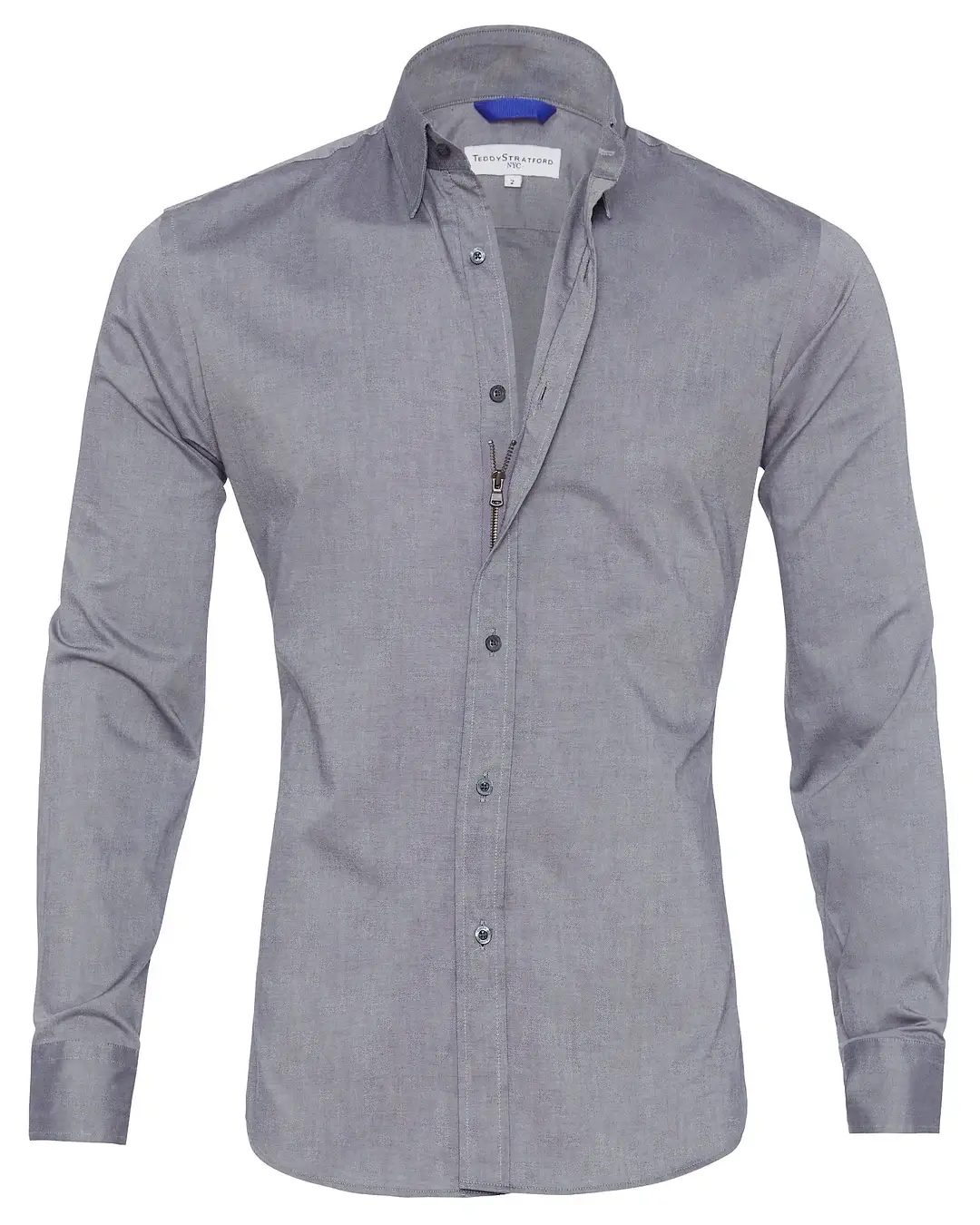 🔥2026 Spring Sale🔥Oxford Stretch Zip Shirt