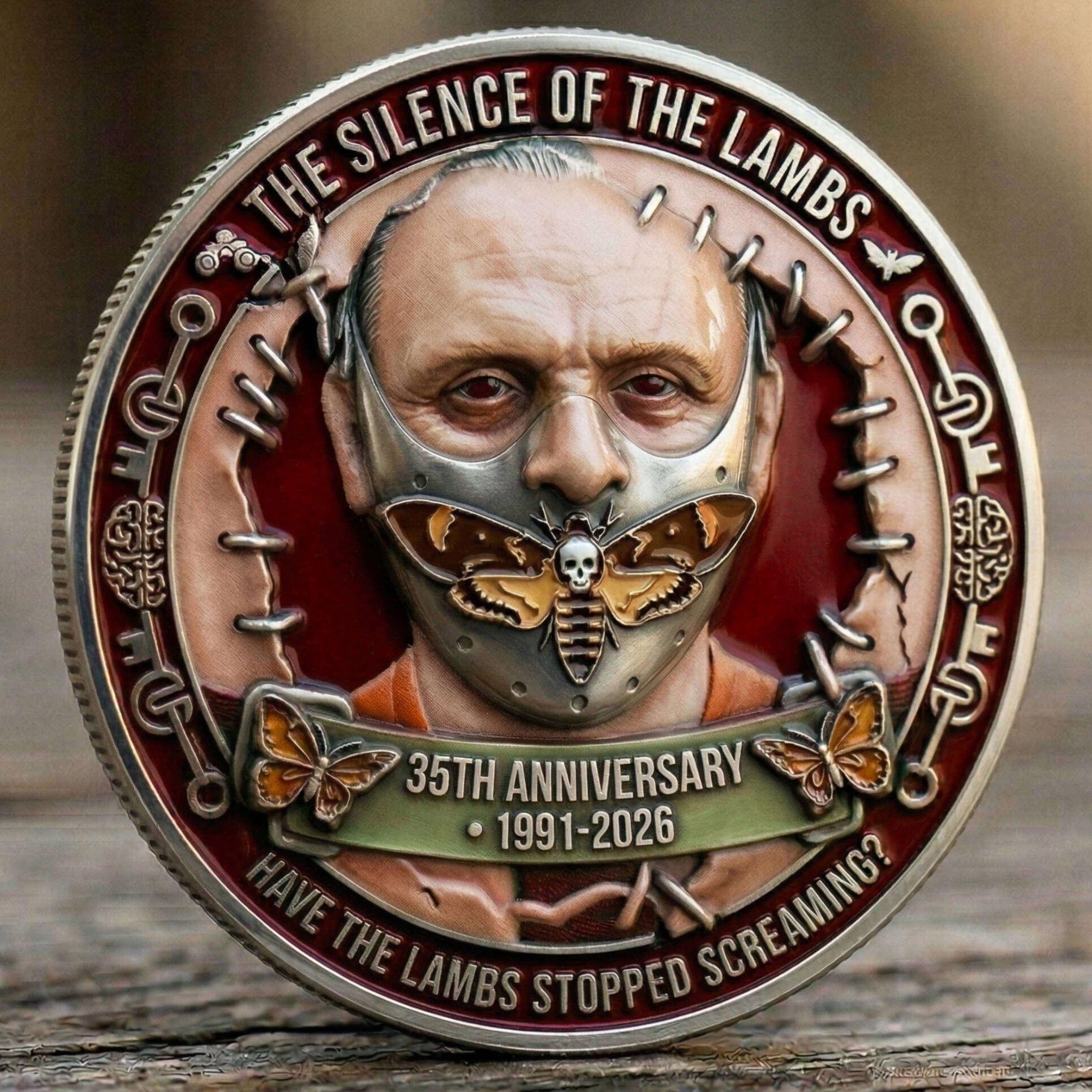 THE SILENCE OF THE LAMBS35TH ANNIVERSARY 1991-2026 coin
