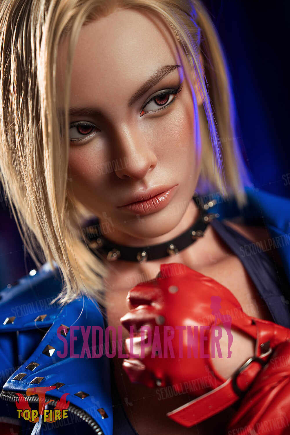 EU Stock - Topfire Sierra 5ft77/ 176cm T43 ROS Head With Auto-blowjob Silicone Real Size Blonde Tanned Sex Doll