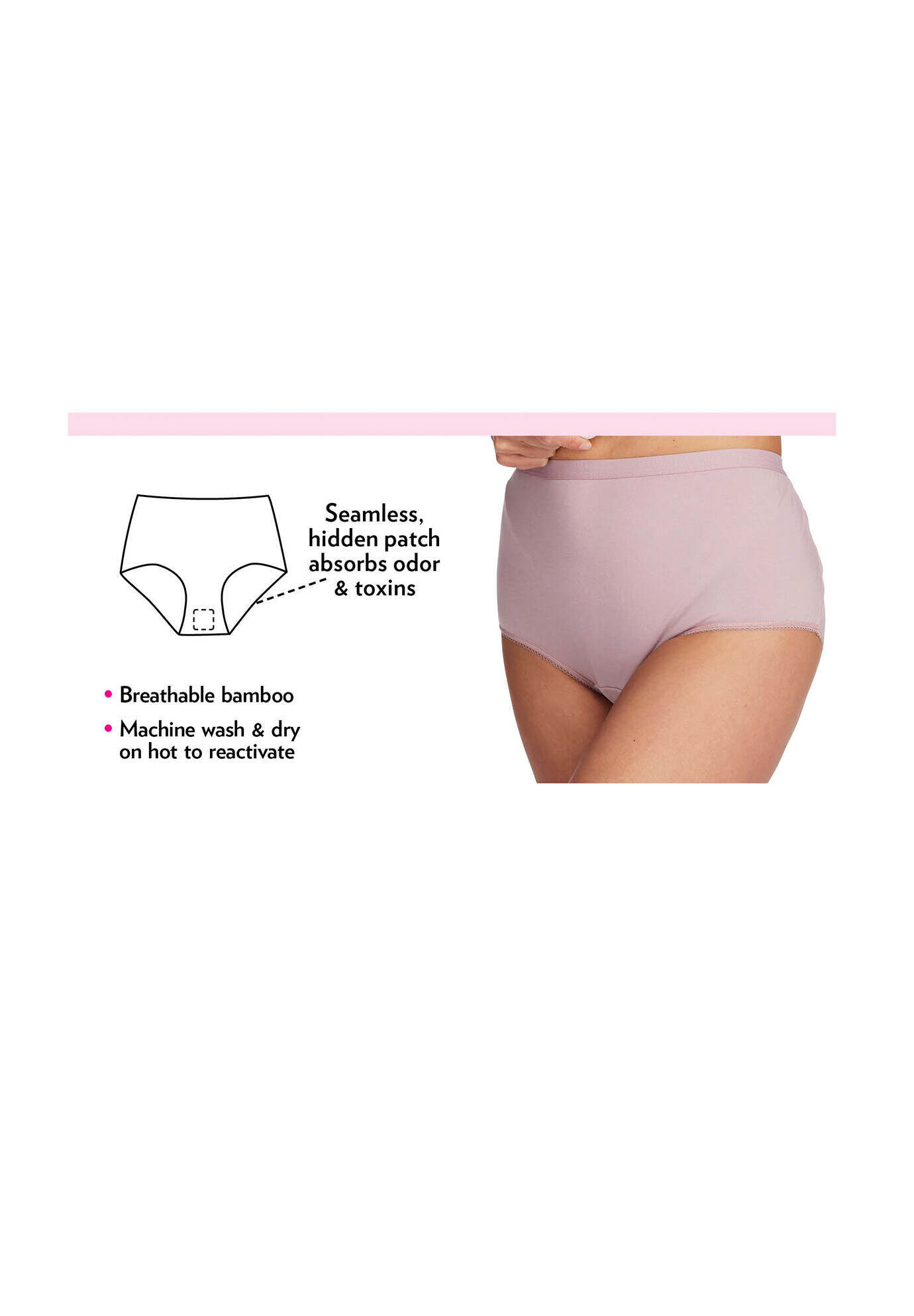 3-Pack Odor Control Brief