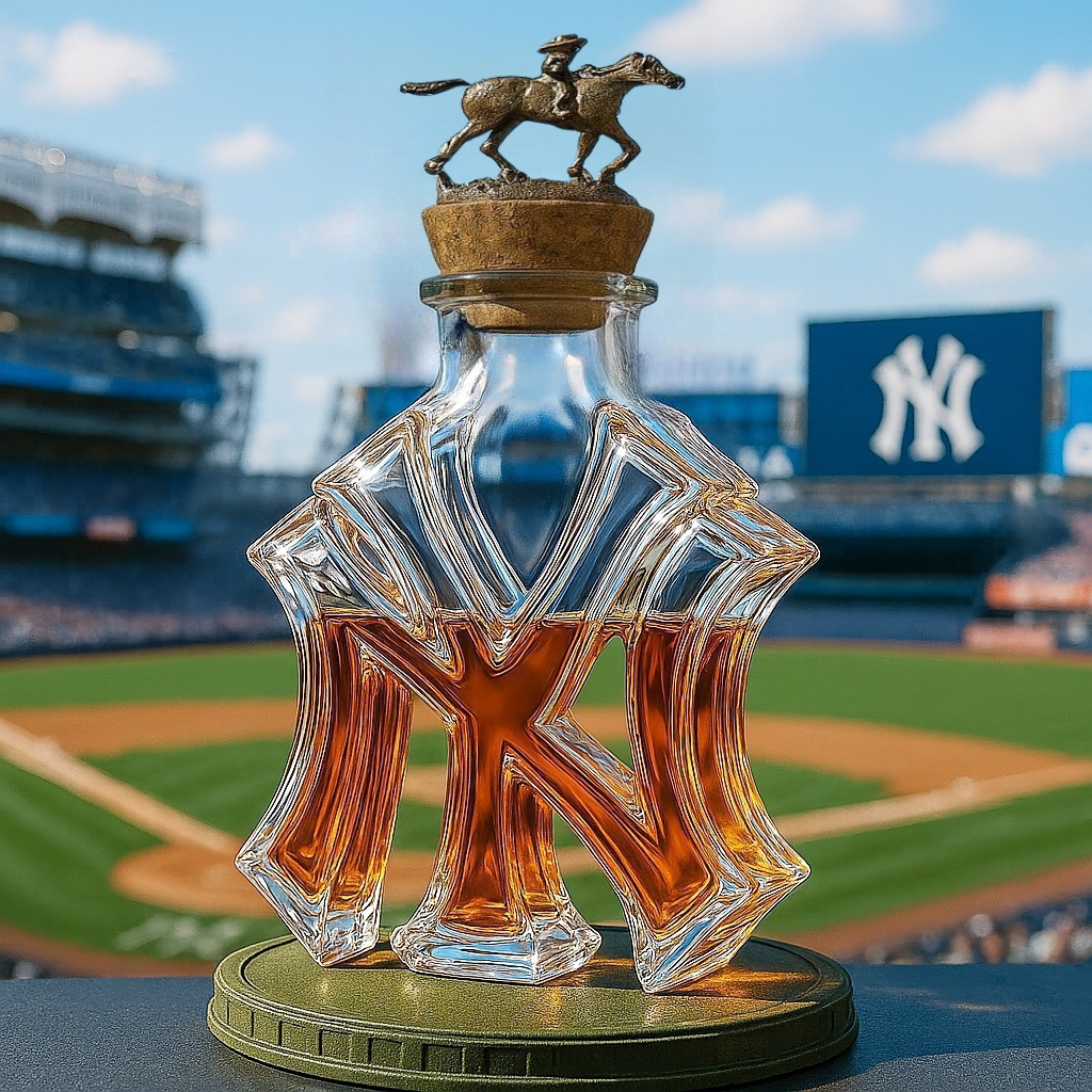 New York Yankees Whiskey Bottle