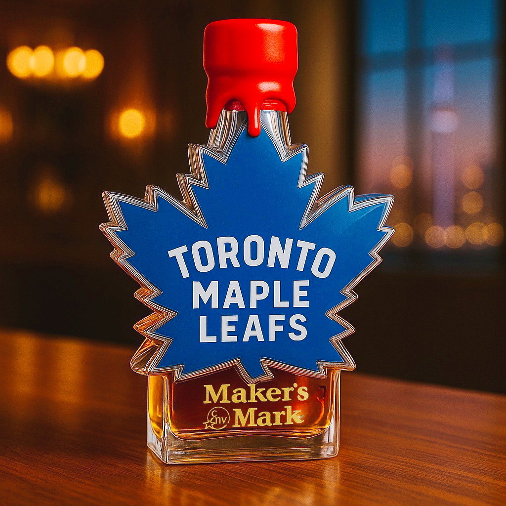 Toronto Maple Leafs Whiskey Bottle