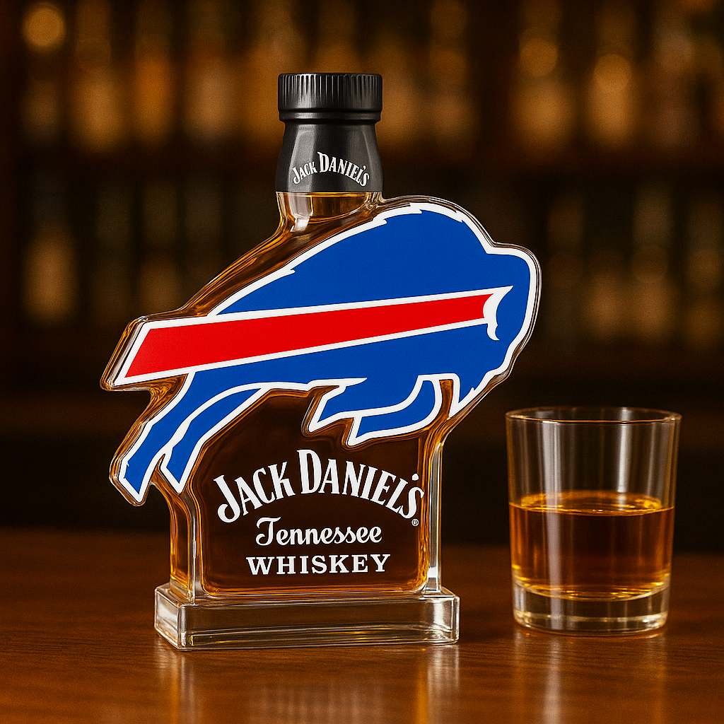 Buffalo Bills Whiskey Bottle