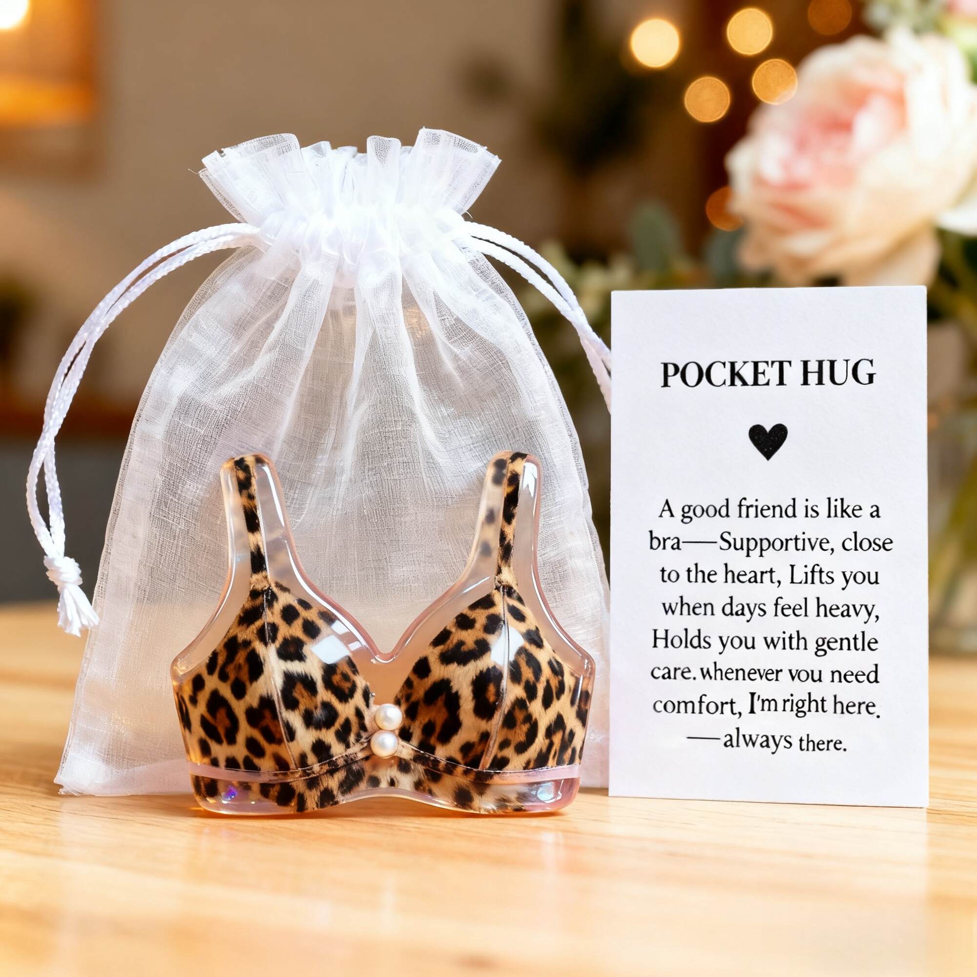 Pocket Hug for Sisters – A Good Friends Are Like a Bra