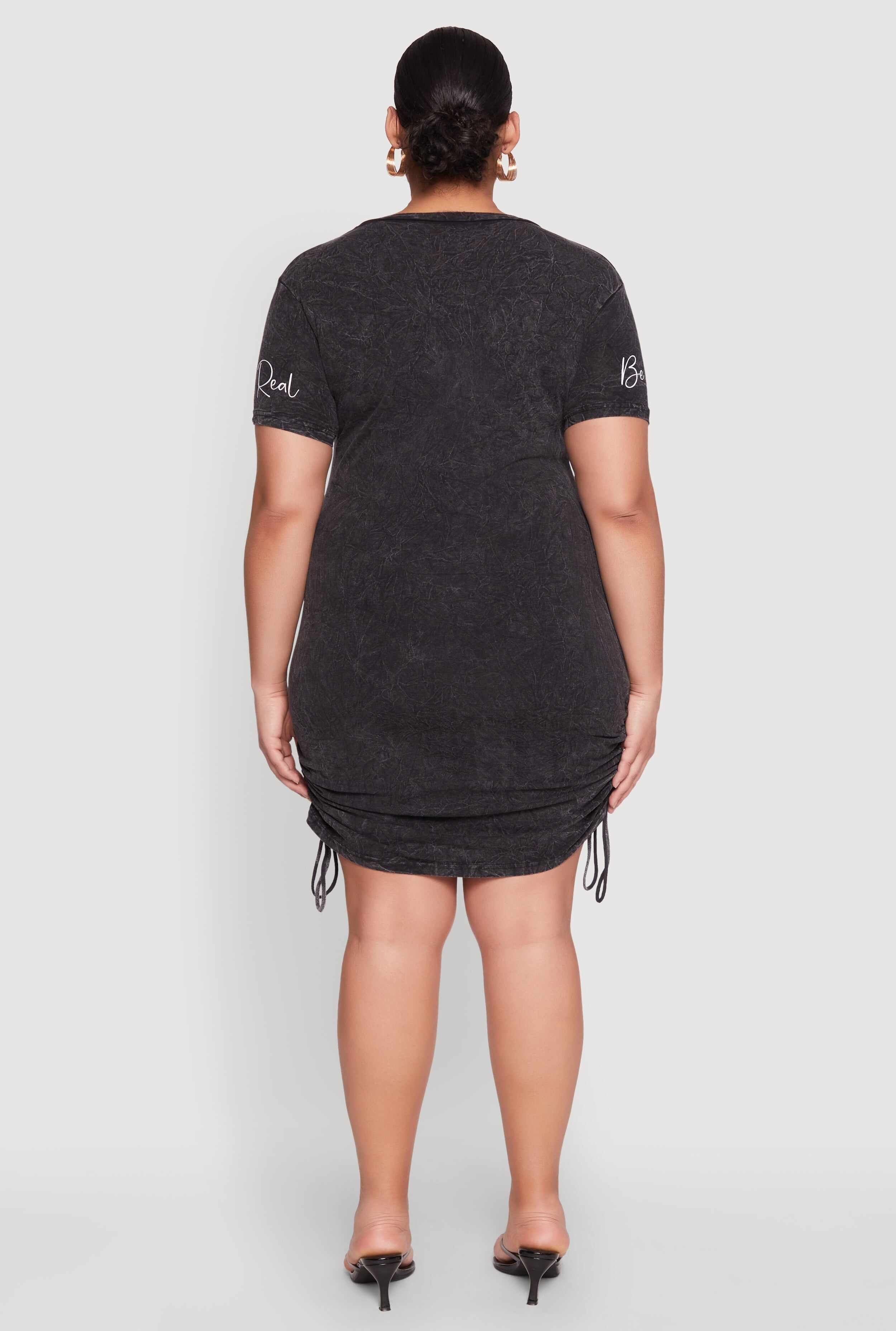 Plus Size Mineral Wash Be Real Not Perfect Dress