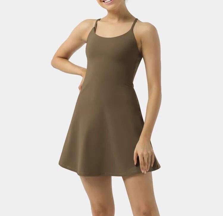 🔥 Last Day For Clearance ! Softlyzero Plush Backless Active Dress-Easy Peezy