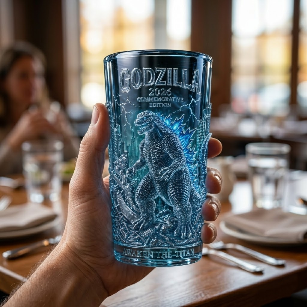 Godzilla Collectible Glass