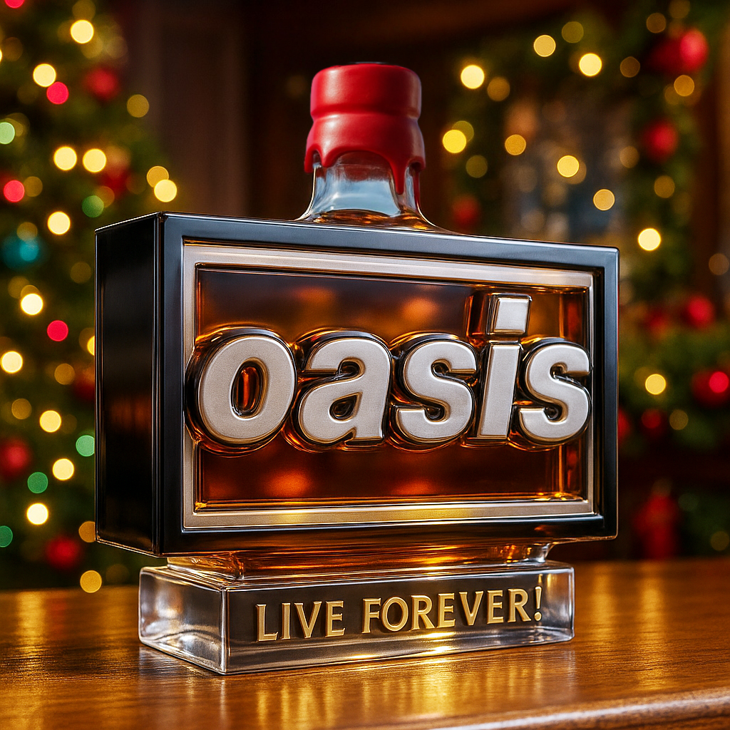 Oasis Limited-Edition Whiskey Bottle