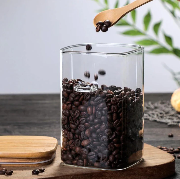 Bamboo & Glass Storage Containers