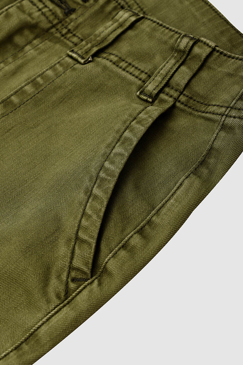 🔥Double Button Mid Waist Straight Leg Pants