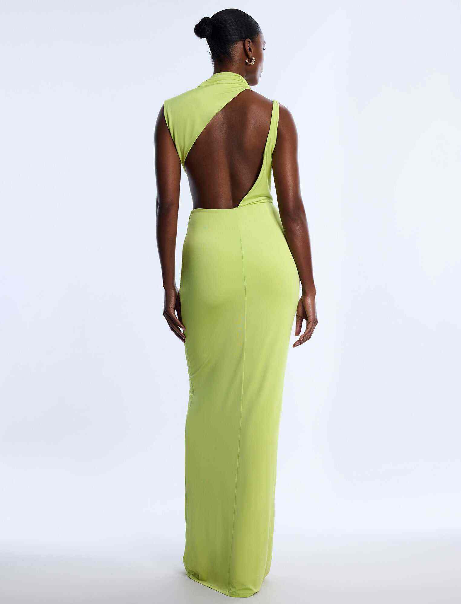 TestAsymmetrical  Jersey Gown