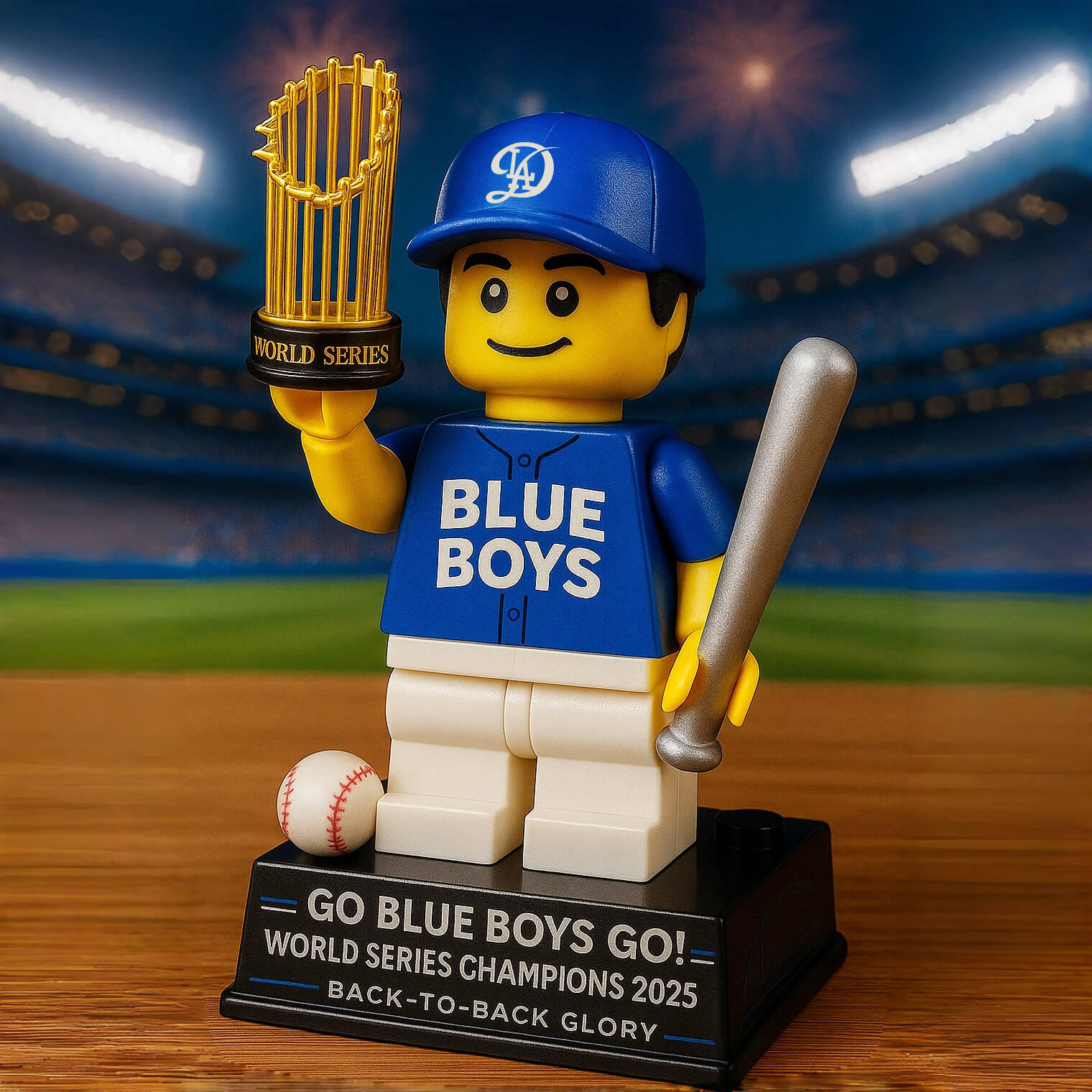 THE Los Angeles Back-to-Back Champions Minifigure