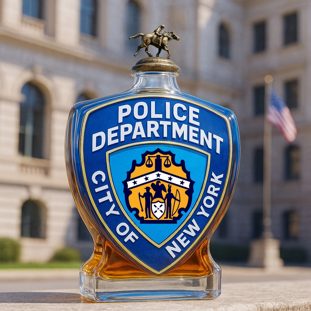 NYPD Whiskey Bottle