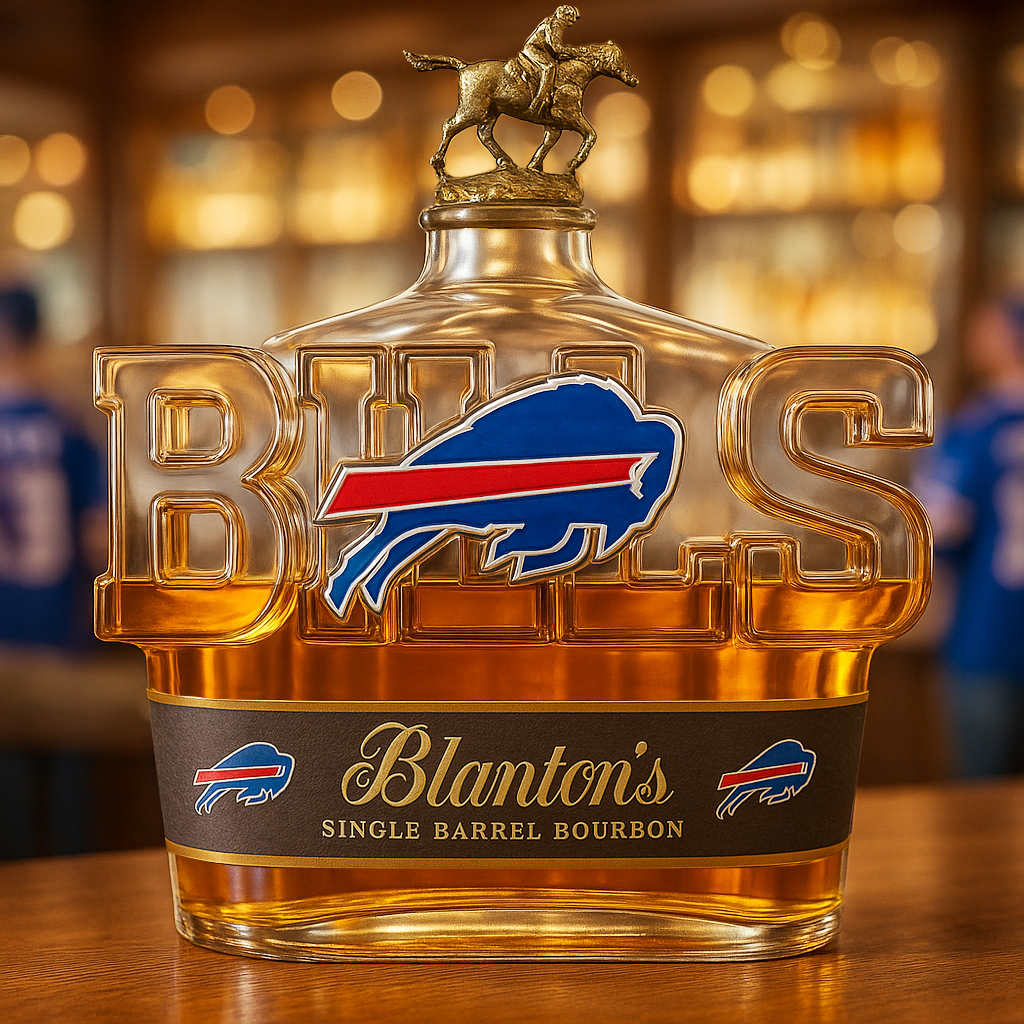 Buffalo Bills Limited Edition Whiskey Bottle