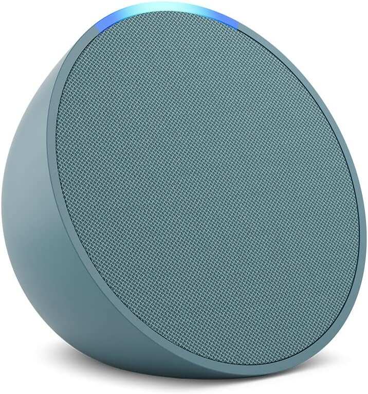Amazon Echo Pop | Full sound compact smart speaker with Alexa | Charcoal