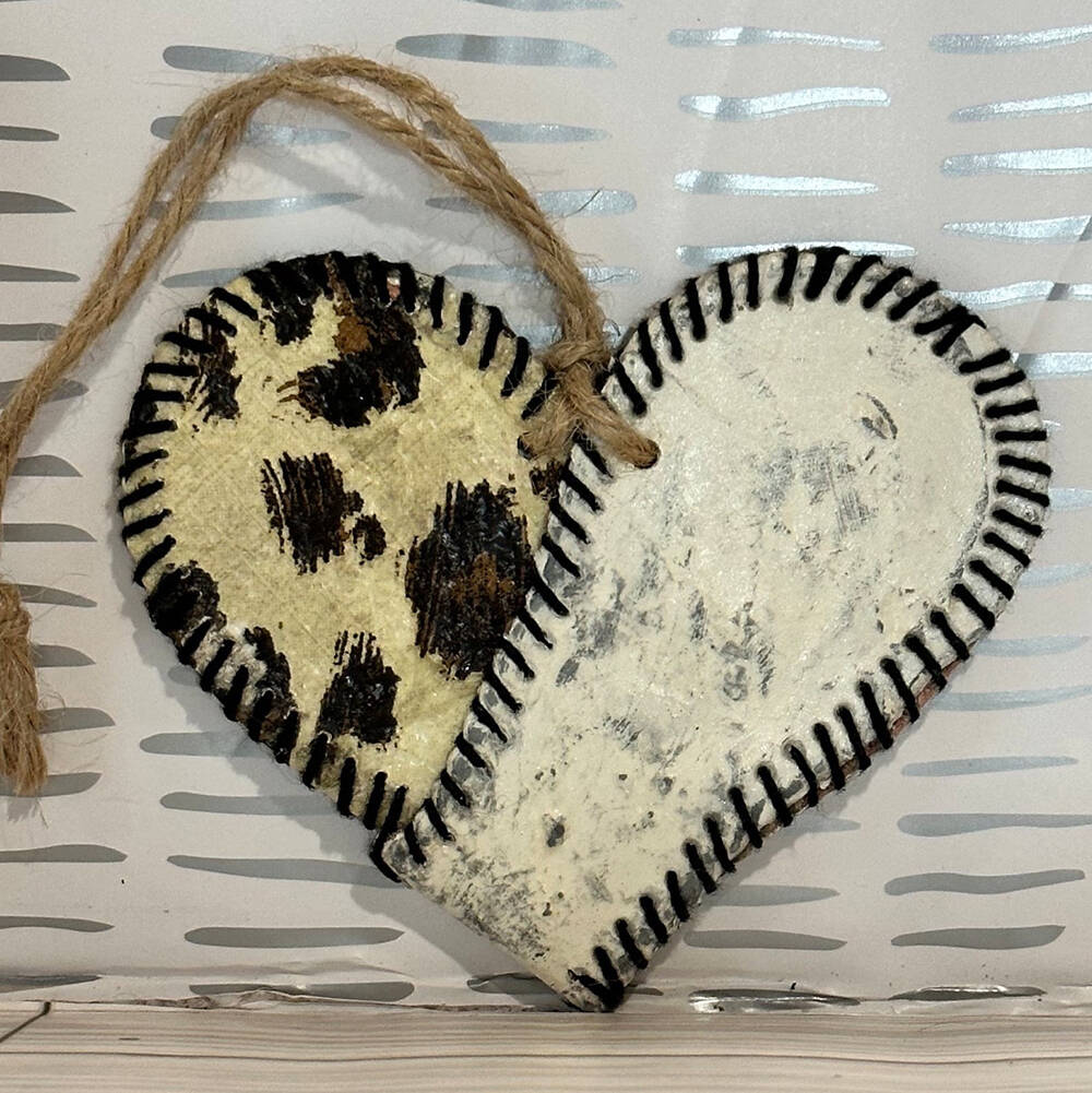 Baseball Heart Ornament