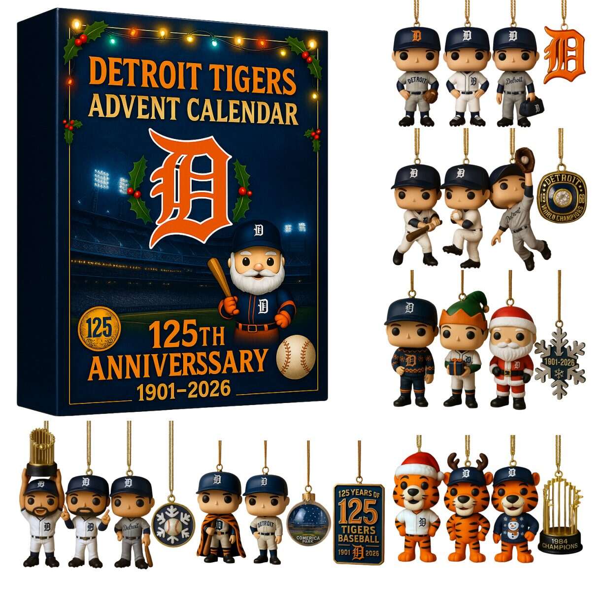 Detroit Tigers 125th Anniversary Advent Calendar