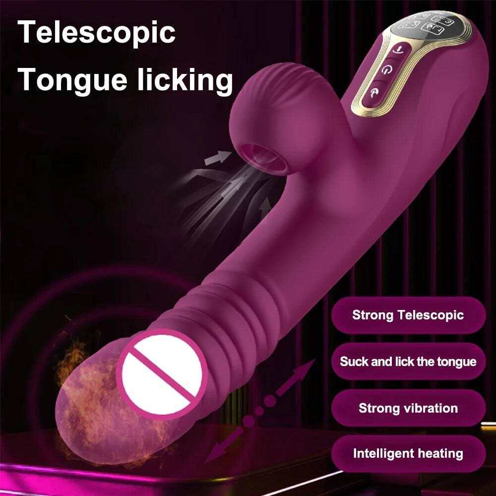 PASSION PULSE Rabbit Pushing Vibrator: Clit Sucker & G-Spot Stimulator