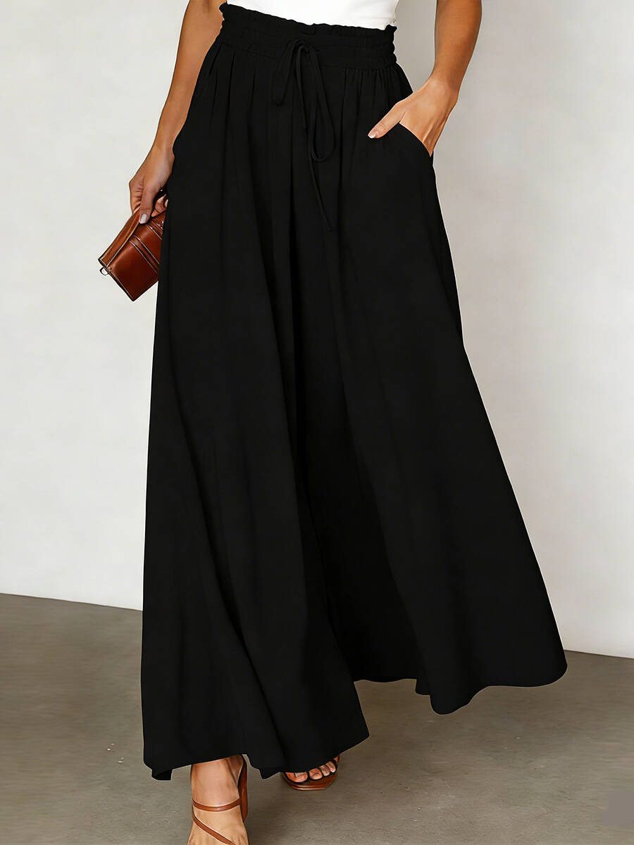 🔥Summer Arrivals🌟Women's Elastic Wide-leg High-waisted Trousers