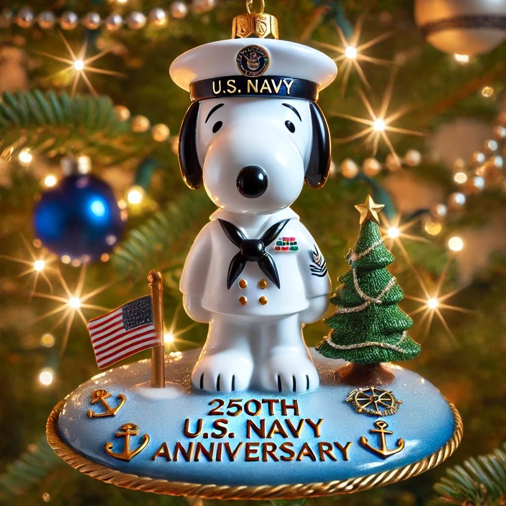 U.S. Marine Corps 250th Anniversary Christmas Ornament